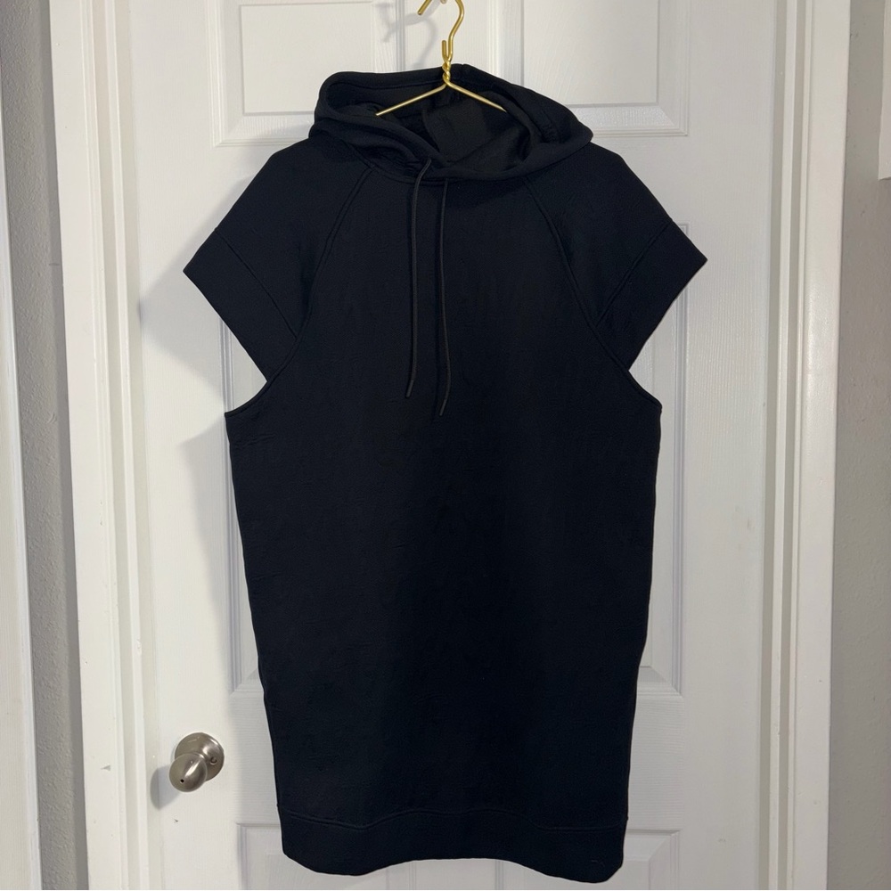 YITTY Running Smock cool warm breeze trash bag hoodie drawstring thick scuba